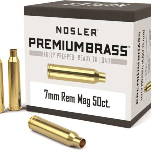 Nosler Custom Brass 7mm Remington Magnum Box of 50